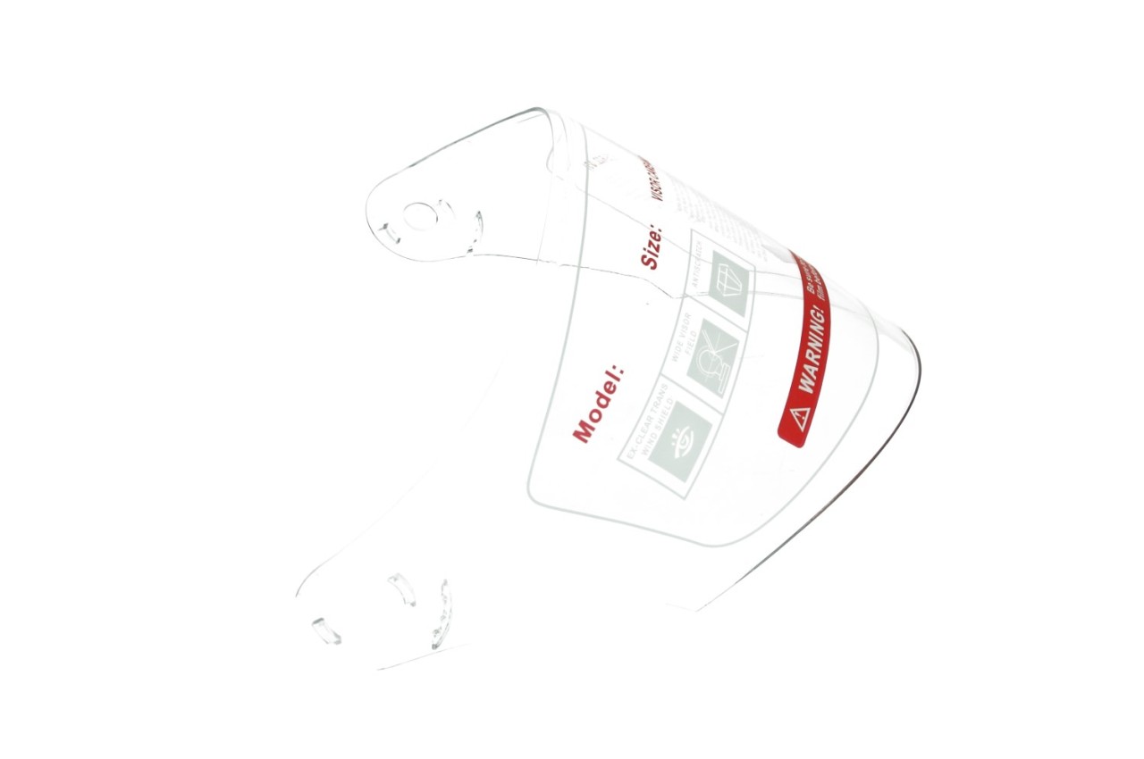 Visière pour casque jet Piaggio PFJ, transparente
