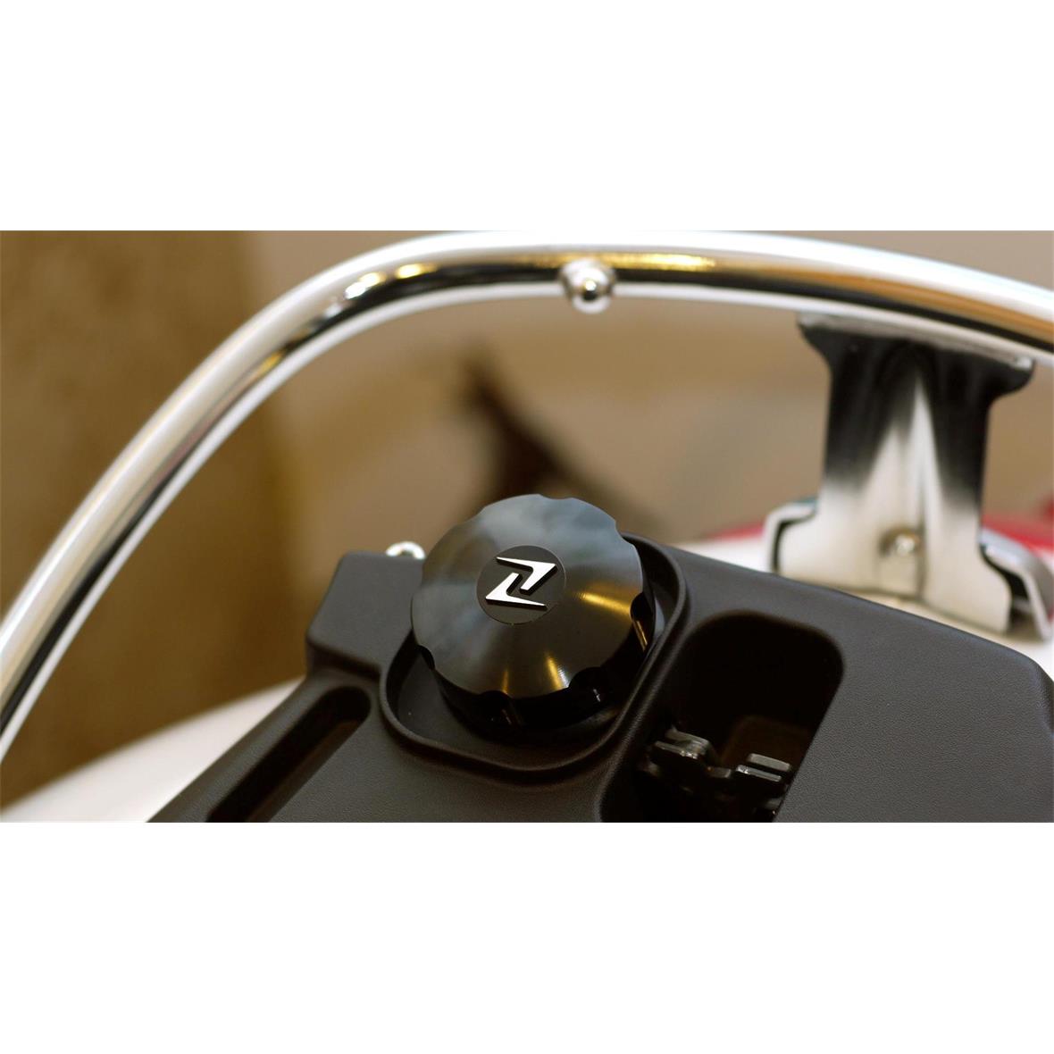 Bouchon de réservoir noir, Zelioni pour Vespa