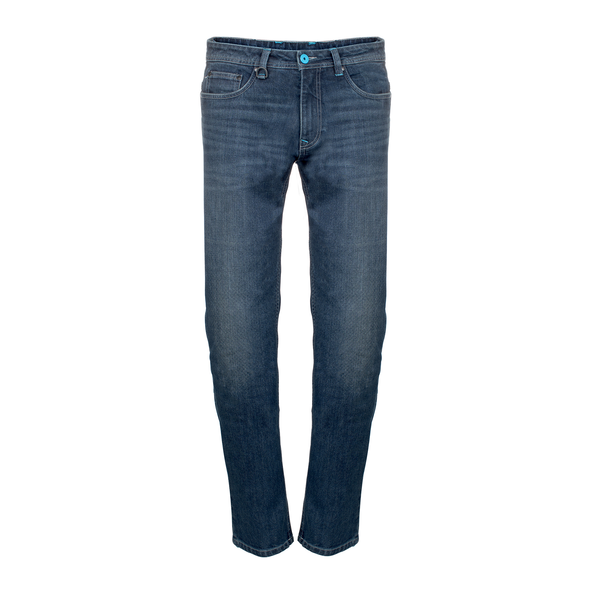 Pantalon Vespa polyester denim bleu