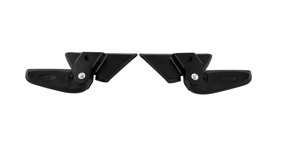 Repose-pieds droit et gauche pour Vespa LX /LXV /S 50-150ccm, noir/noir