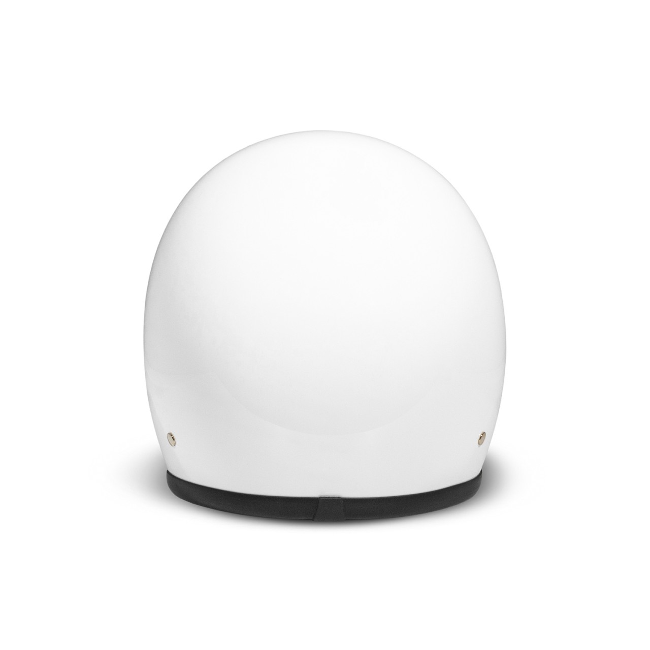DMD casque jet rétro, blanc, mat, Solid White, fibre de verre, ECE 22.06