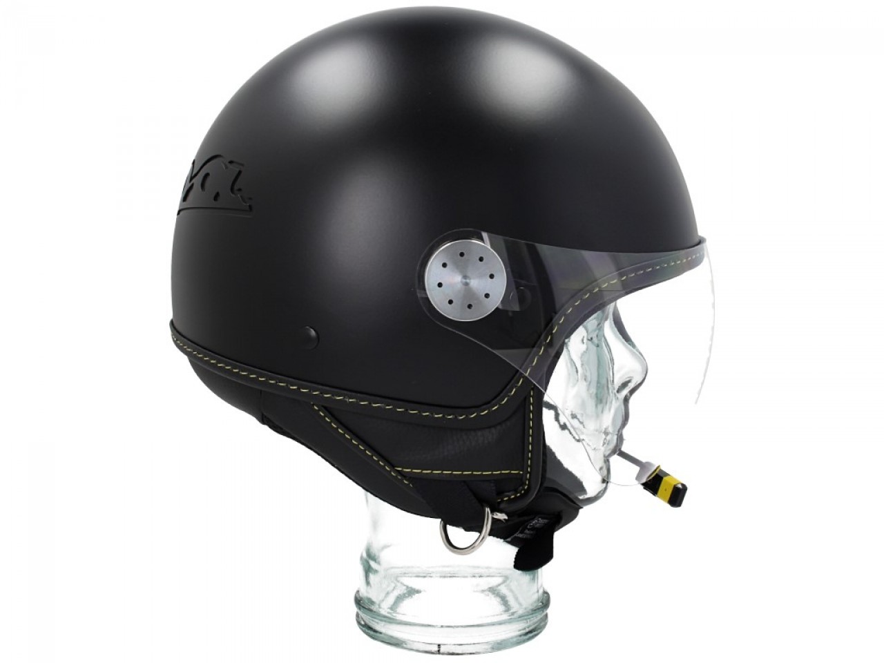 Casque jet Vespa visière 3.0 Bluetooth noir