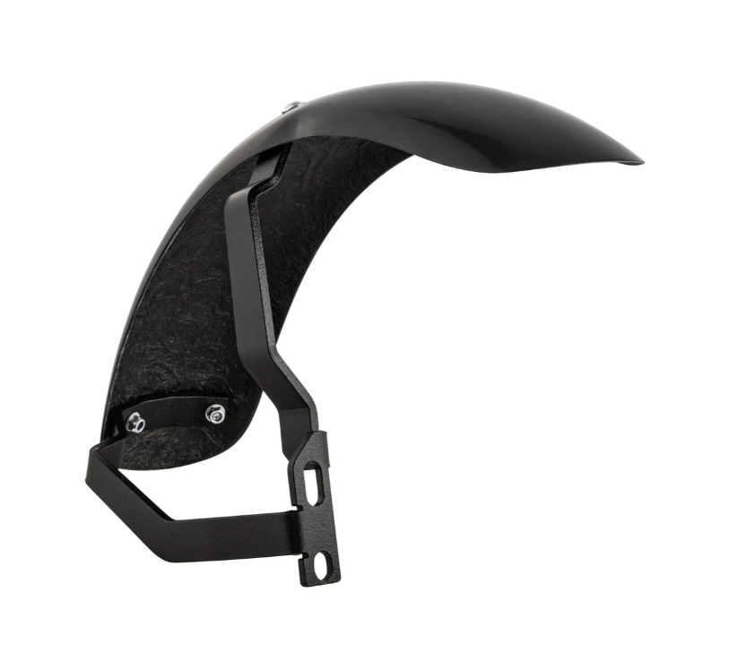 Aile 2.0 Garelli Race EVO II pour Vespa PX 80-200ccm, GFK noir, support noir