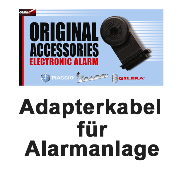 Câble adaptateur système d'alarme E-Lux / E-1 jusqu'à 50ccm