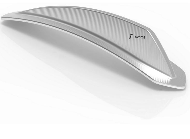 Mamelon d'aile RIZOMA pour Vespa GTS/GTS Super 125-300ccm (`23-), argenté