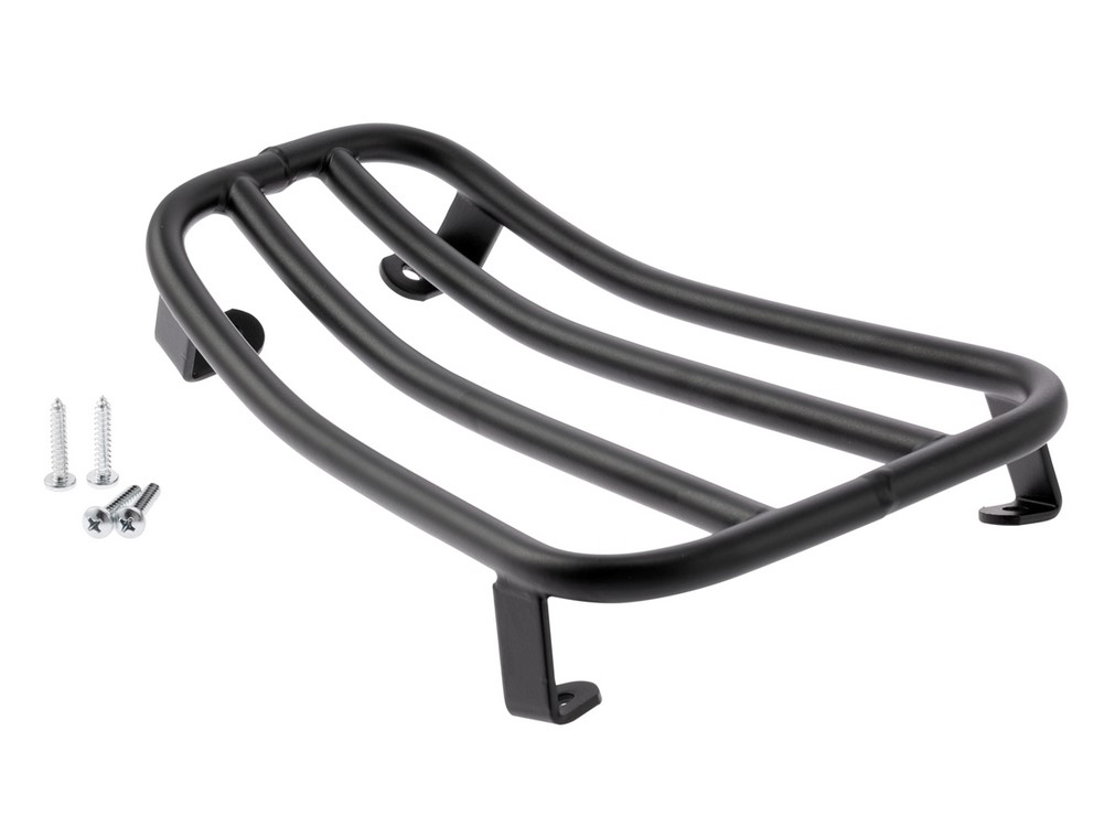 Porte-bagages passe-partout pour Vespa GTS/GTS Super/GTV/GT 60/GT L 125-300ccm 4T LC, noir mat