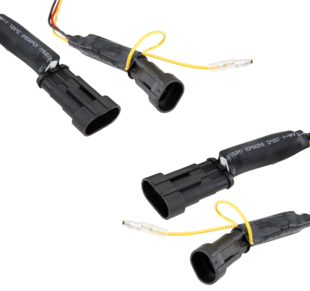 Kit clignotants avant & arrière pour Vespa Primavera/Sprint 125-150ccm 2T/4T AC, teinté