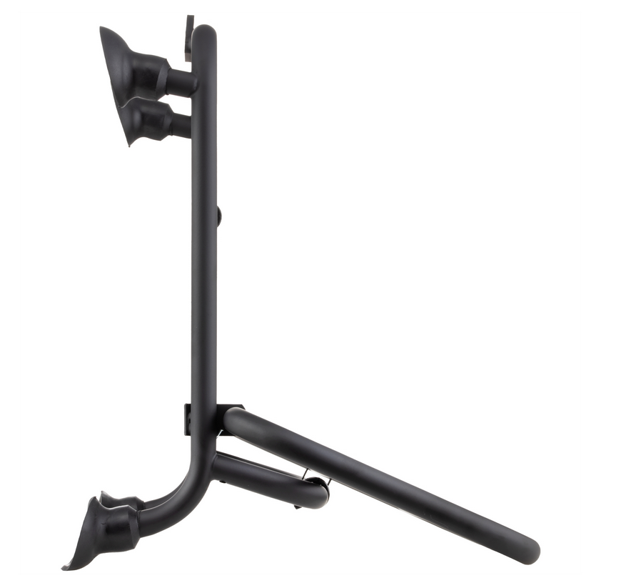 Porte-bagages avant pour Vespa GTS /GTS Super HPE /GTV 125/300 ('19-), pliable, noir mat