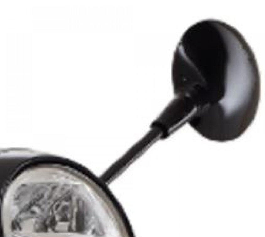 Rétroviseur gauche, noir pour Vespa GTS Super Tech HPE