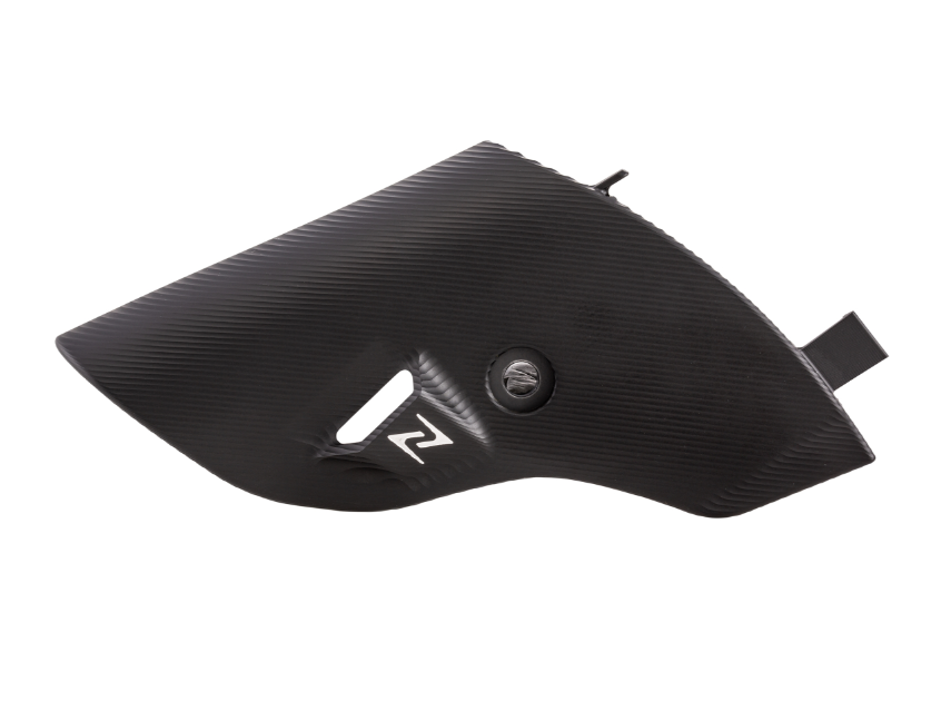 Carénage de fourche ZELIONI pour Vespa Primavera/Sprint/Elettrica 50-150ccm, noir anodisé