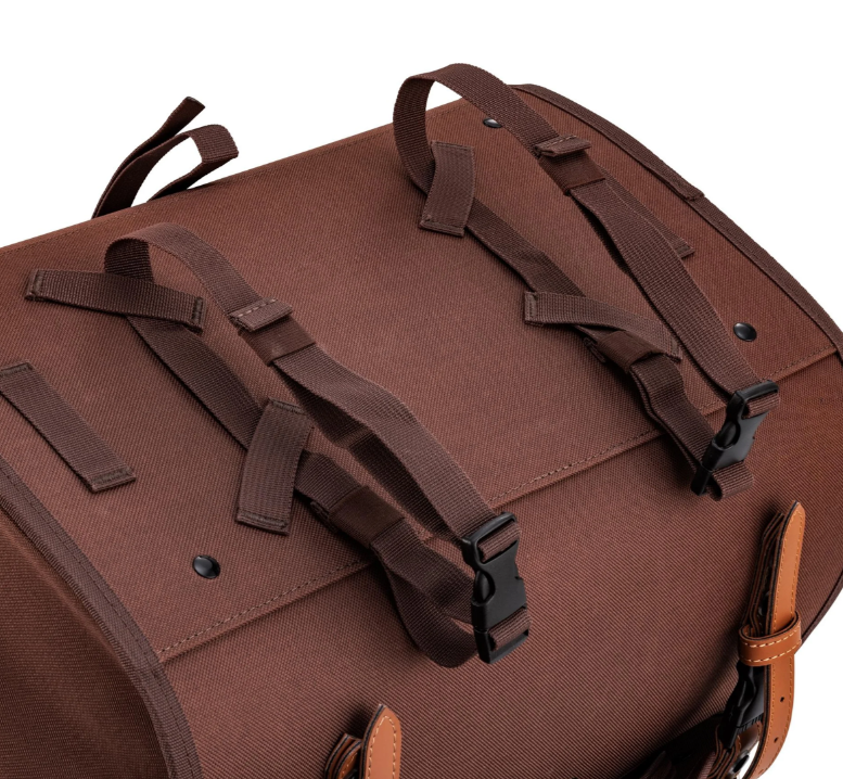 Sac "Classic" grand pour Vespa, nylon, tobacco marron