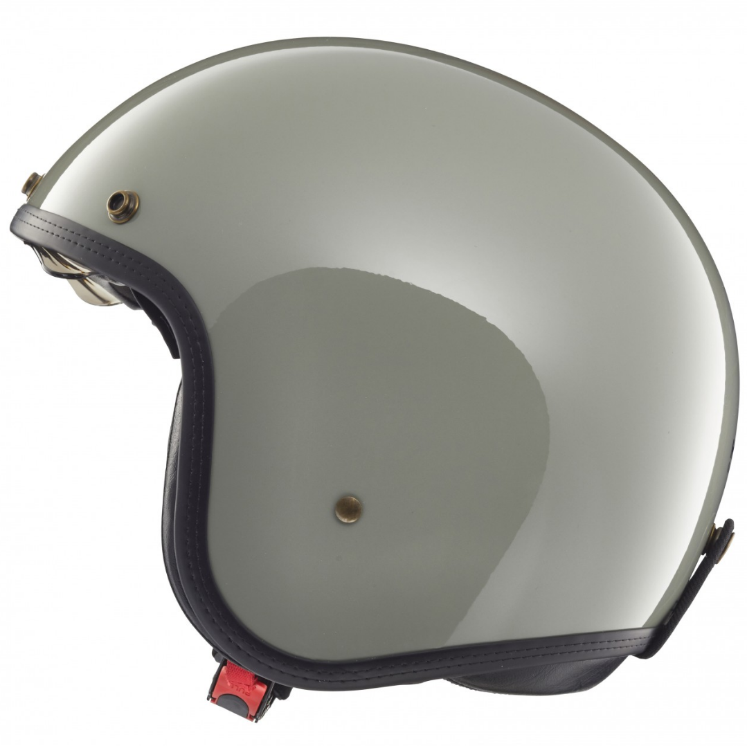 Casque jet Helmo Milano, Audace, gris