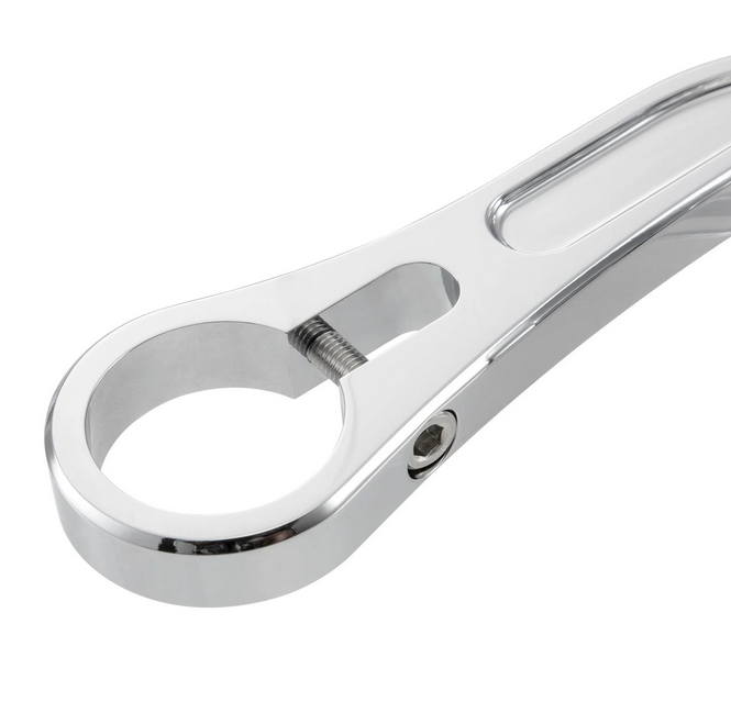 Rétroviseur d'extrémité de guidon pour Vespa, gauche ou droite, rond, chrome