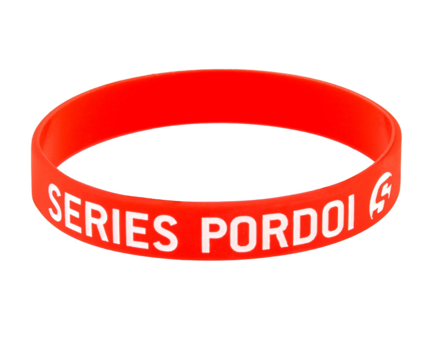 Elastique "SERIES PORDOI" pour nipple d'aile, rouge
