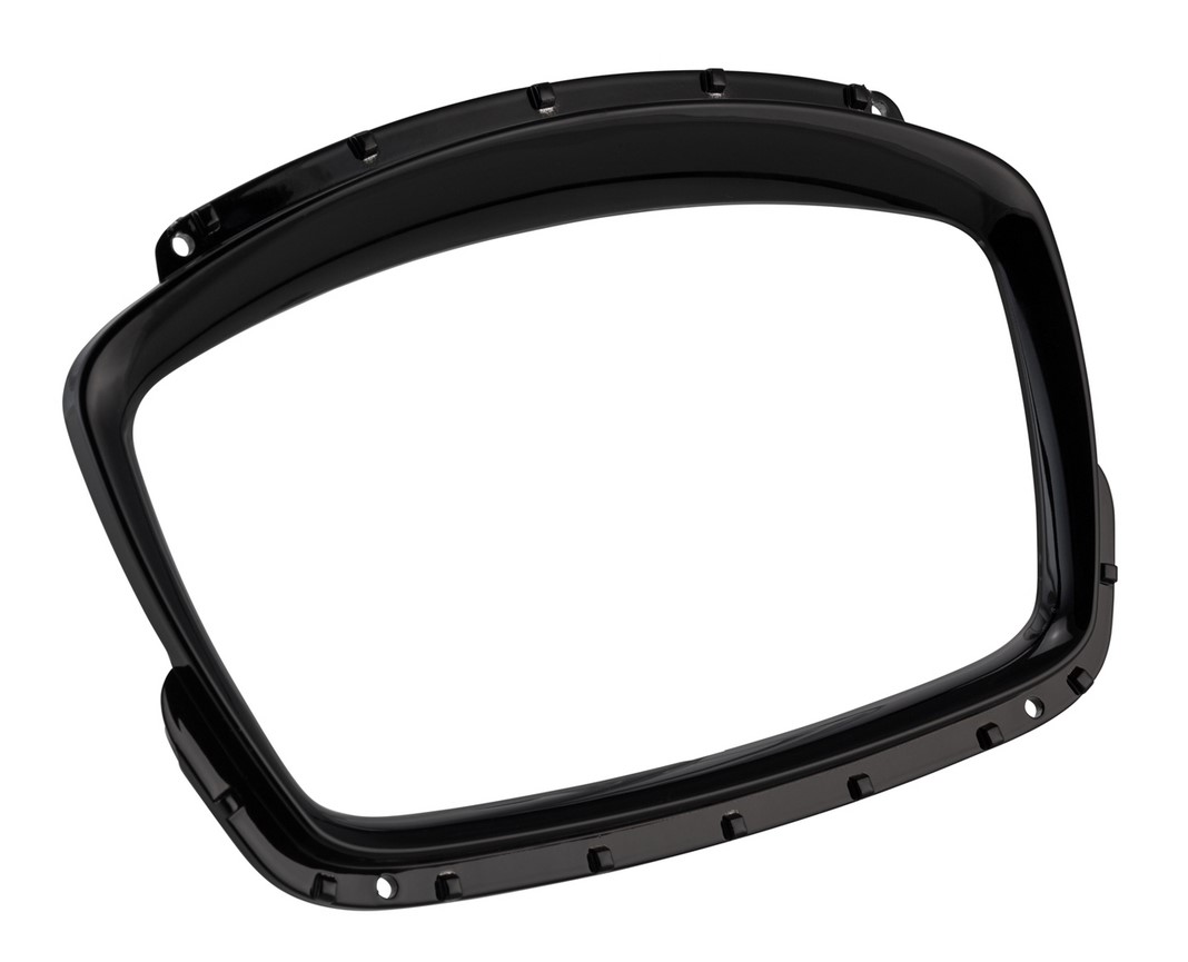 Anneau décoratif tachymètre pour Vespa GTS Supertech HPE 125/300 ('19-), noir brillant