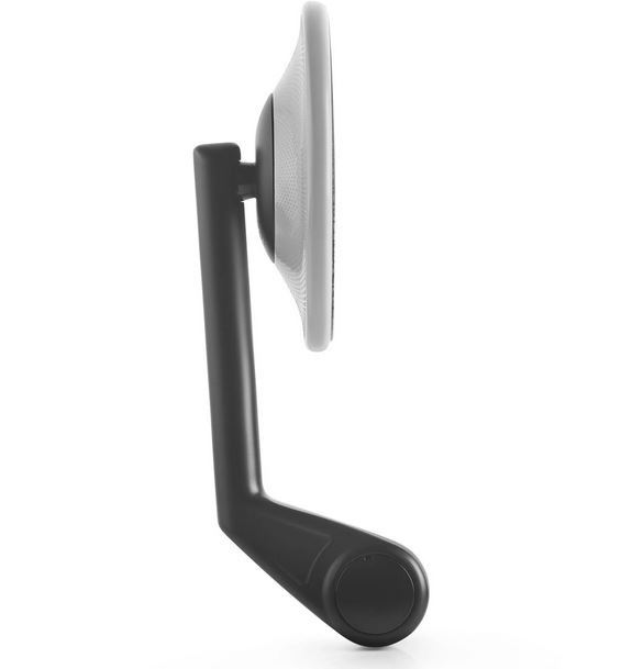 Rétroviseur d'extrémité de guidon RIZOMA E-POP gauche ou droit pour Vespa, noir/gris