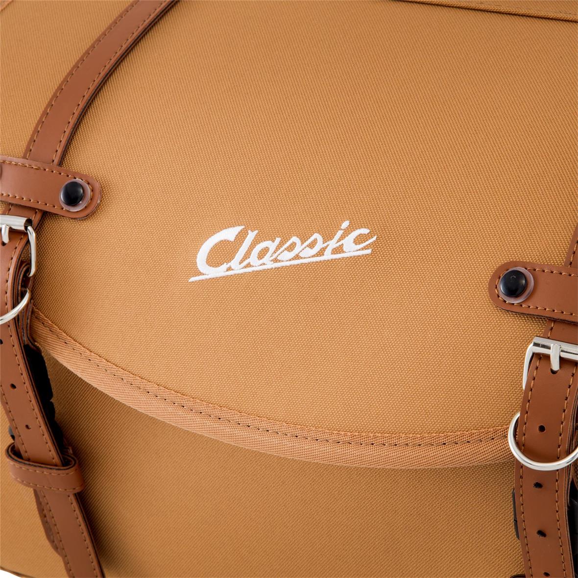 Sac "Classic" grand pour porte-bagages pour Vespa - marron, nylon