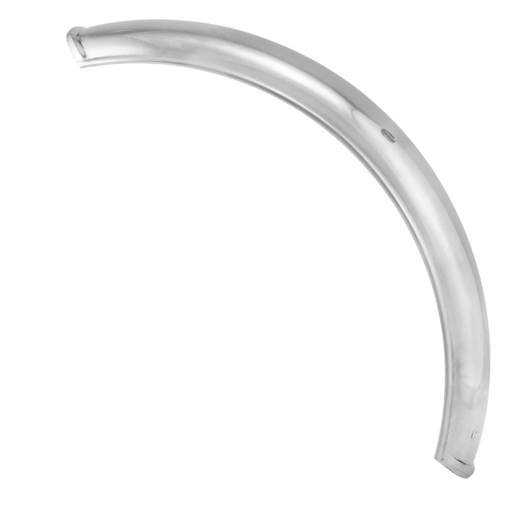 Aile 2.0 Garelli sans support pour Vespa PX 80-200ccm, inox poli