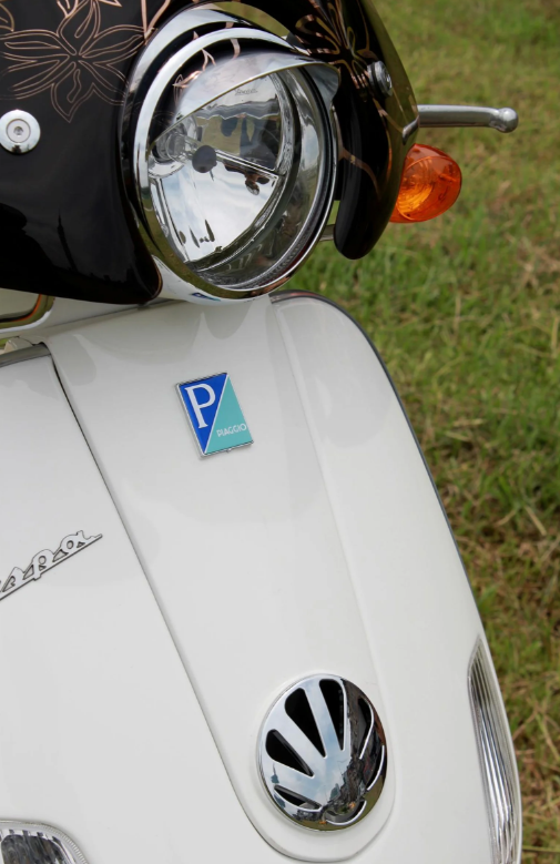 Avertisseur en cascade pour Vespa LX/LXV 50-150ccm, chrome