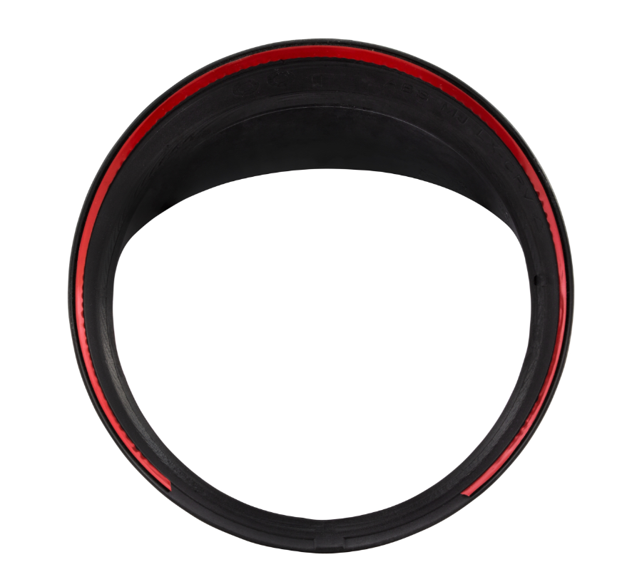 Anneau de lampe avec abat-jour pour Vespa LX 50-150ccm, noir mat
