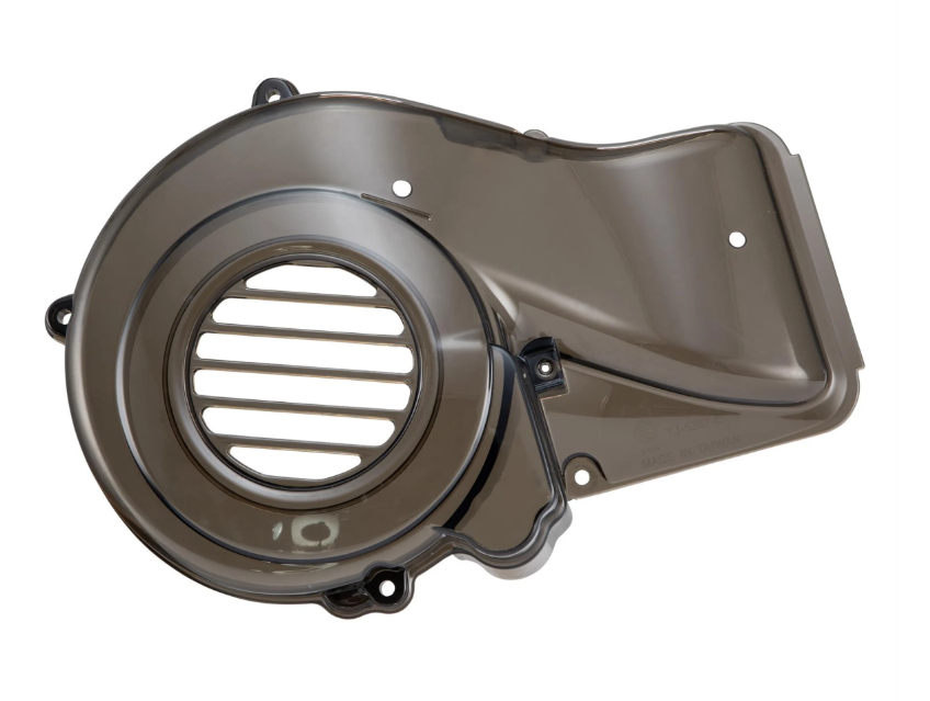 Cache-roue de ventilateur pour Vespa Primavera/Sprint/LX/S/946 3V i.e.125/150ccm 4T AC, noir teinté