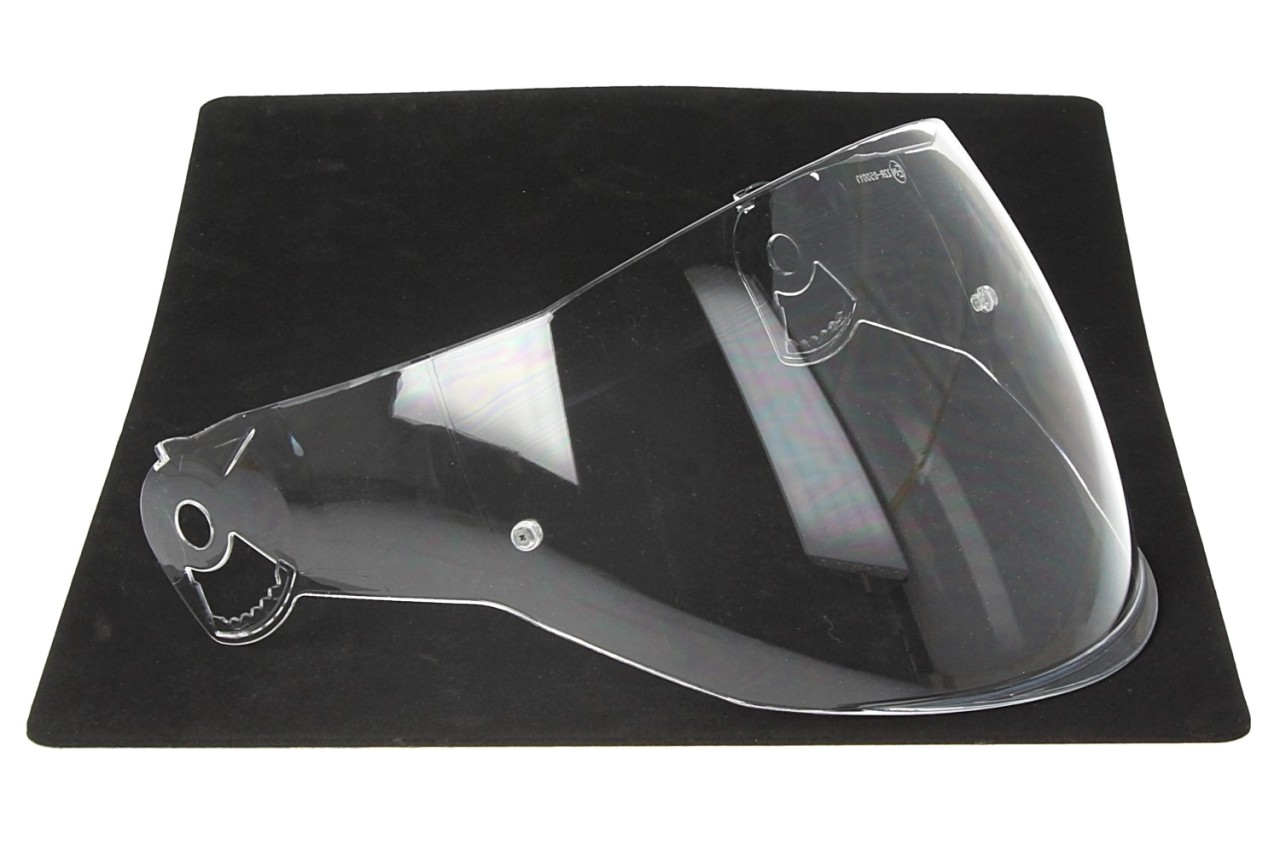 Visière Helmo Milano pour Oscuro, transparente, anti-rayures, anti-buée
