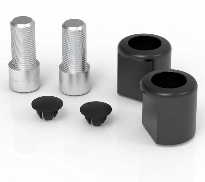 Cache trou de rétroviseur RIZOMA pour Vespa GTS/GTS Super 125-300ccm (`23-), noir