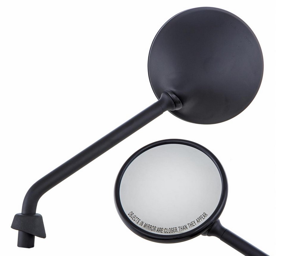 Rétroviseur pour Vespa LX/LXV/S/GTS/GTS Super/GTV/GT 60/GT/GT L 50-300ccm, noir mat, gauche