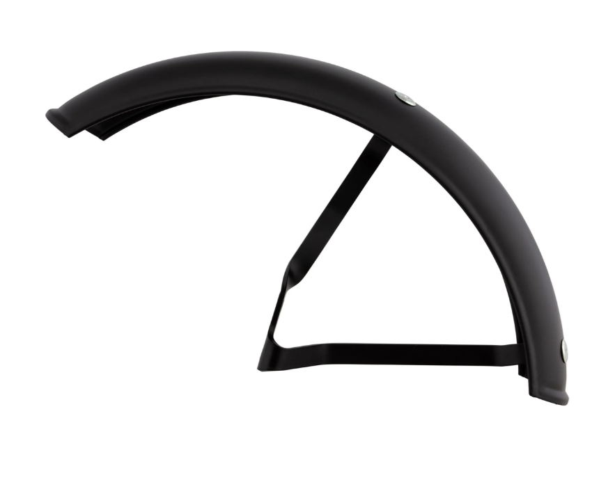 Aile Garelli pour Vespa PX 80-200ccm, métal, noir mat