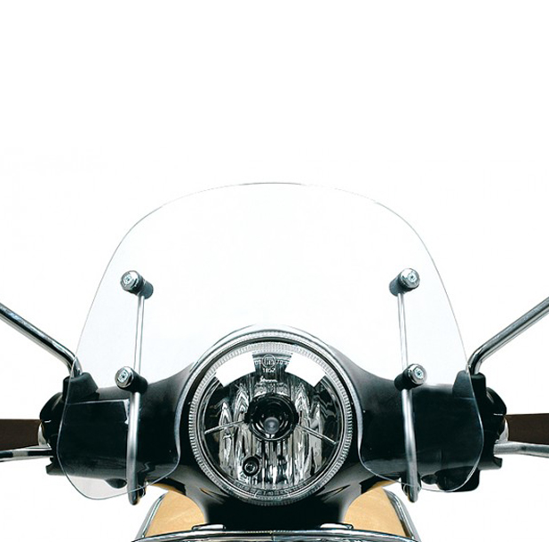 Pare-brise "Cruiser" clair Vespa LX