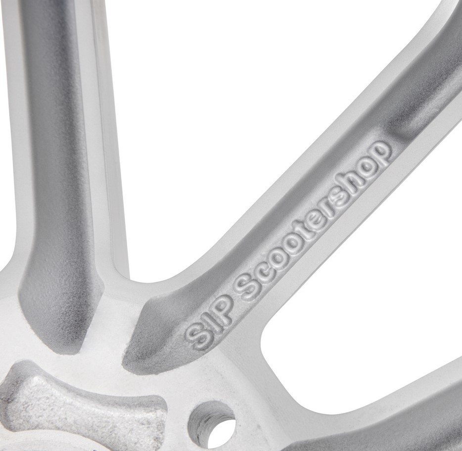 Jante avant/arrière 12" pour Vespa GTS/GTS Super/GTV/GT 60/GT/GT L 125-300ccm, argent