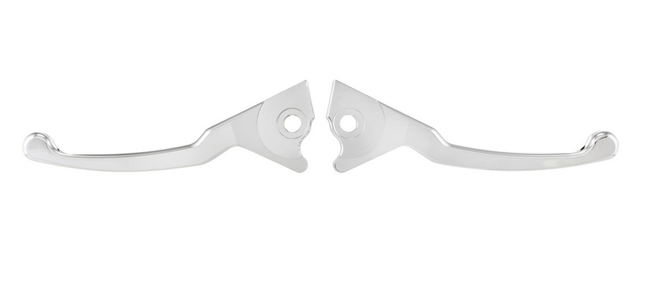 Leviers de frein Shorty pour Vespa, droite et gauche, chrome