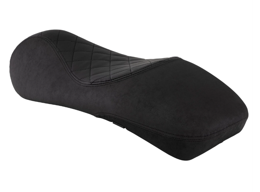 Selle sport "Black Editiont" pour Vespa GTS/GTS Super/GTV 125-300ccm (14-), noire surpiquée