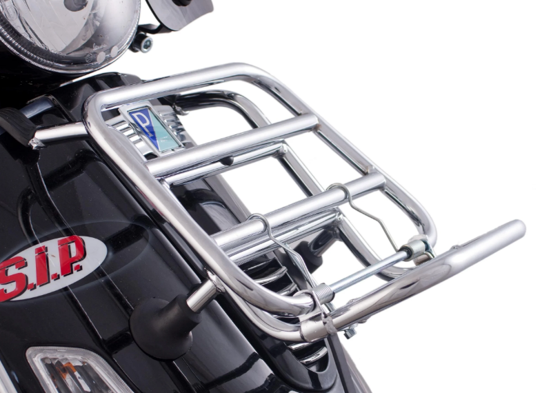 Ailes décoratives en cascade pour emblème carré PIAGGIO, Mark I, pour Vespa, plastique, chrome