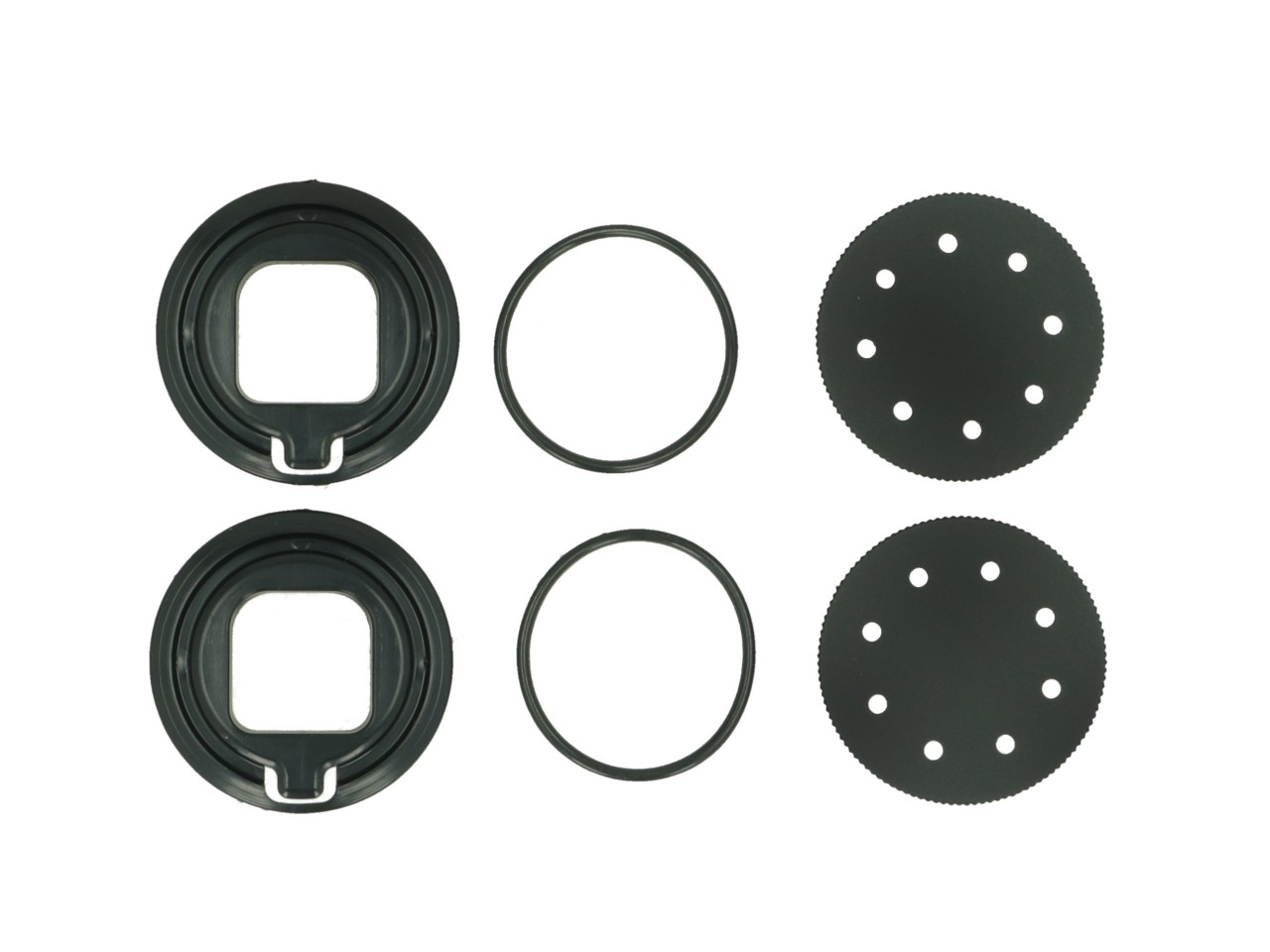 Jeu de vis noir mat pour casques Piaggio / Vespa