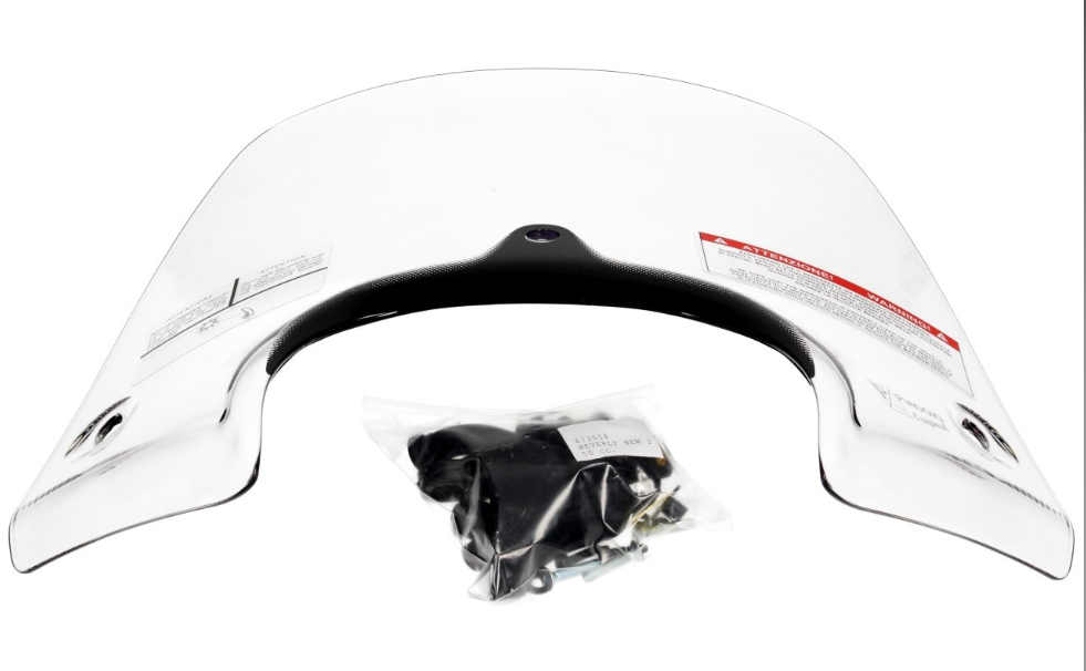 Pare-brise sport complet, clair pour Beverly Original Piaggio