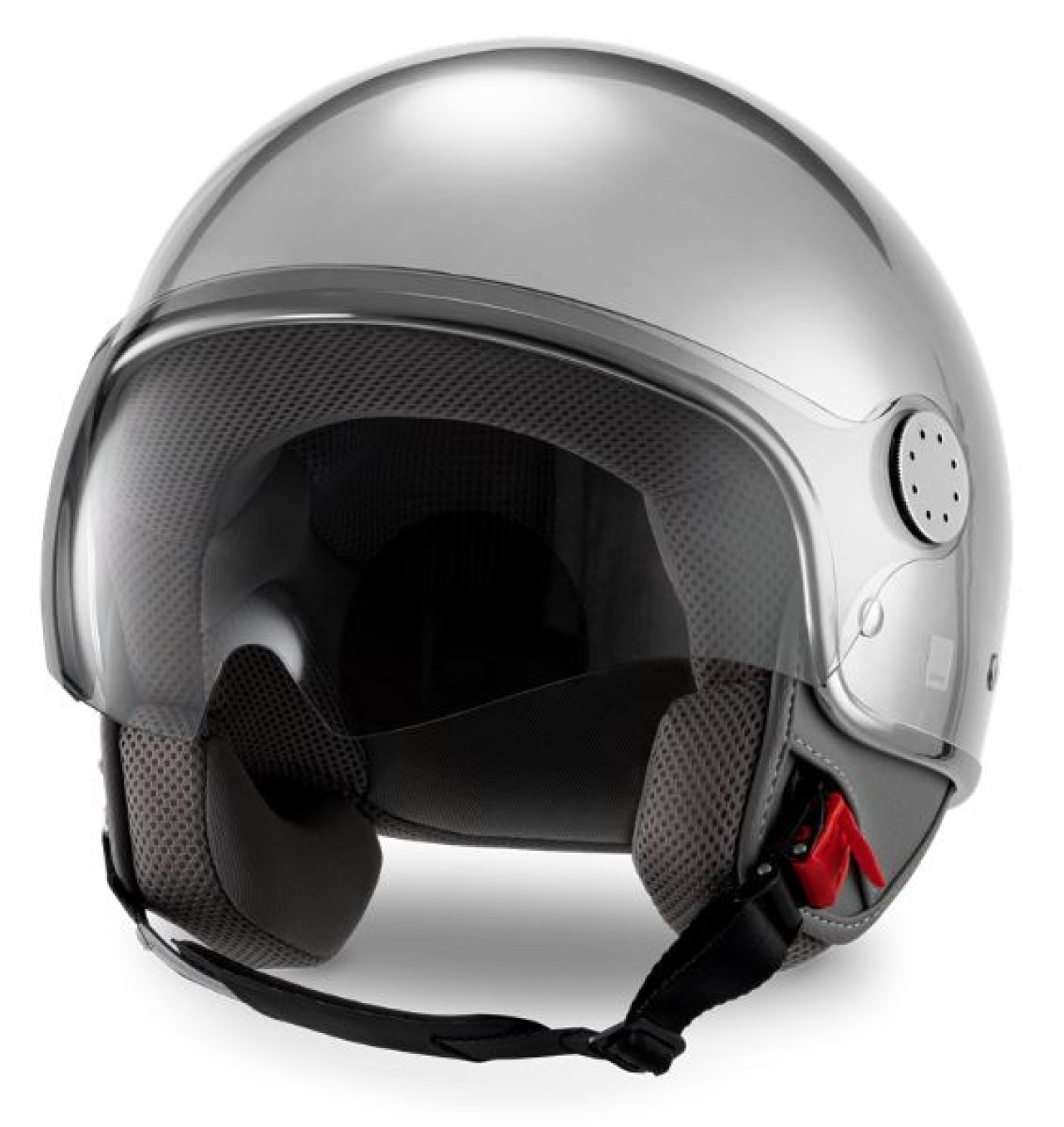 Casque jet Vespa Visor 4.0 DEC Blade argent mat - S
