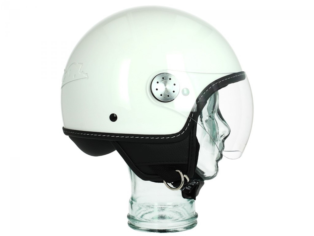 Casque jet Vespa visière 3.0 blanc