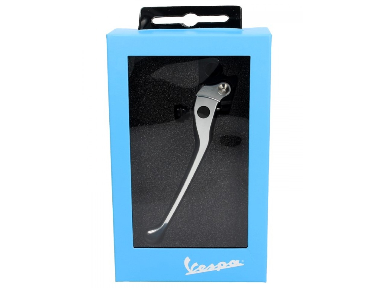 Kit guidon, aluminium, anodisé, set de poignées, leviers et embouts de guidon pour Vespa GTS