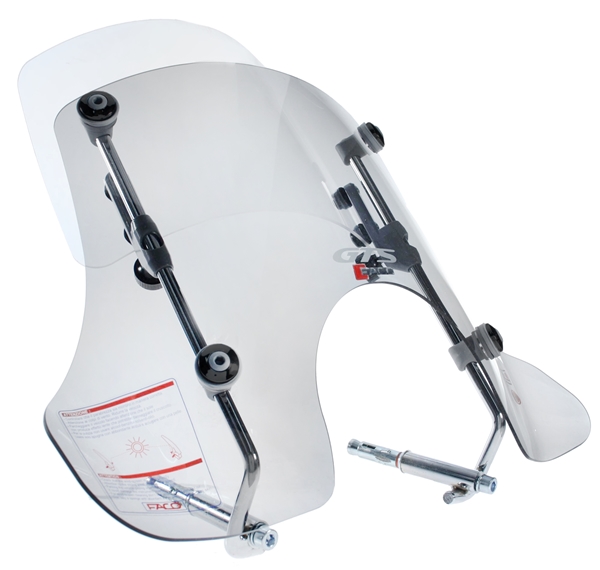 Pare-brise FACO "Twin-Screen" pour Vespa GTS/GTS Super/GT/GT L 125-300ccm (-22)