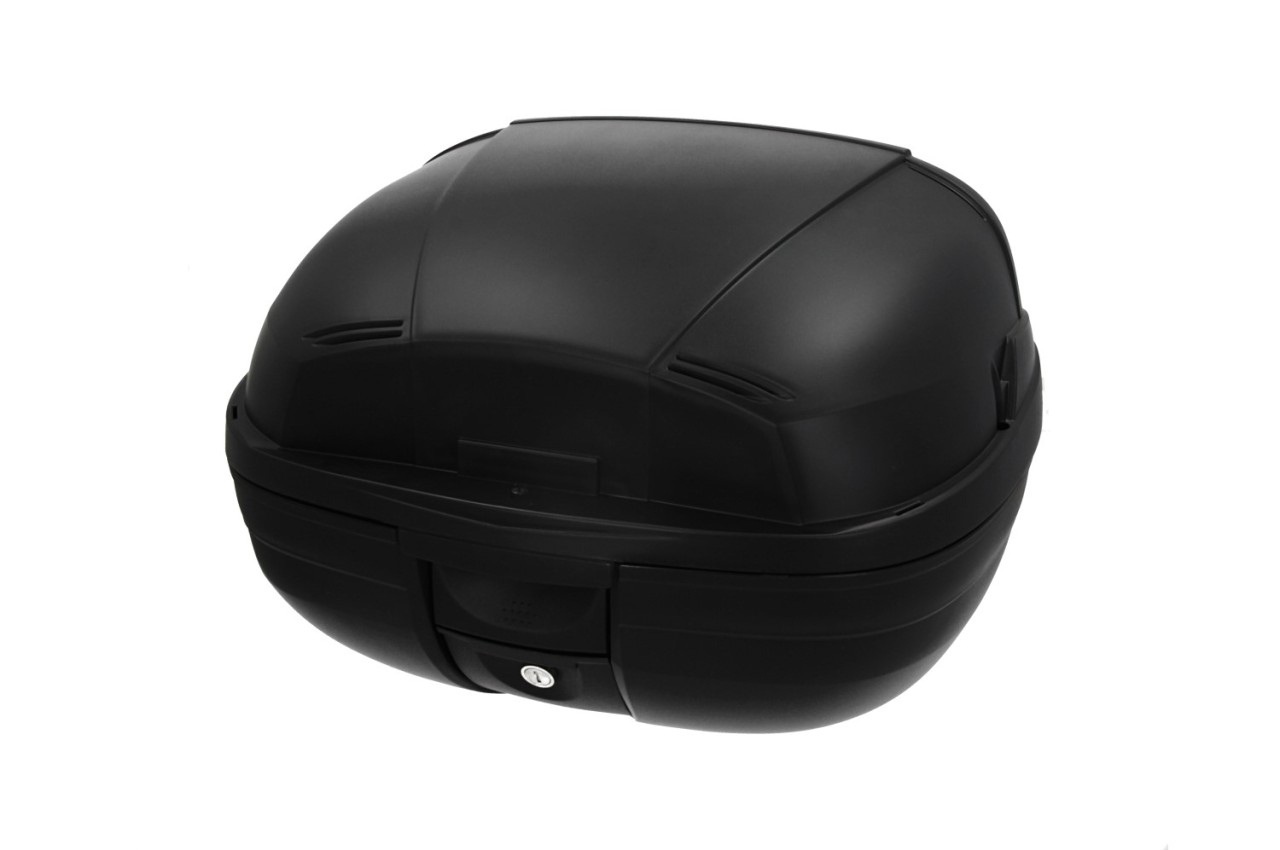 Top Case, 37 l, marron avec coussin dorsal pour Piaggio MP3 500 Sport Advance HPE