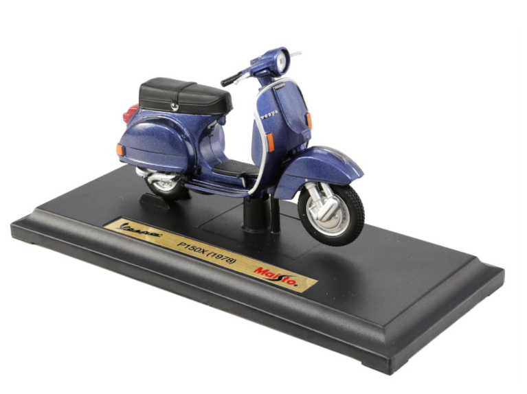 Modèle Vespa P150X (1978), bleu