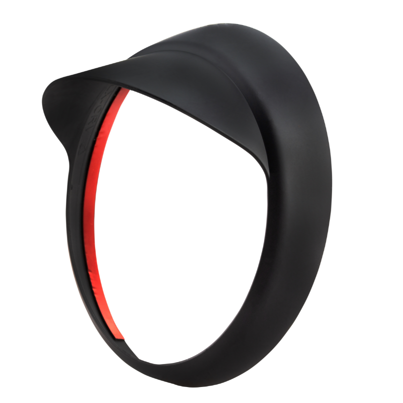 Anneau de lampe avec abat-jour pour Vespa LX 50-150ccm, noir mat