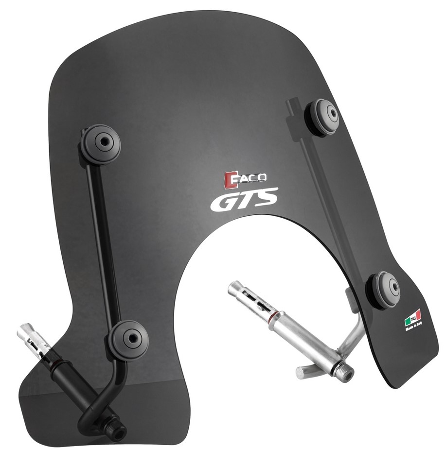 Pare-brise mi-haut pour Vespa GTS/GTS Super/GT/GT L 125-300cc, teinté