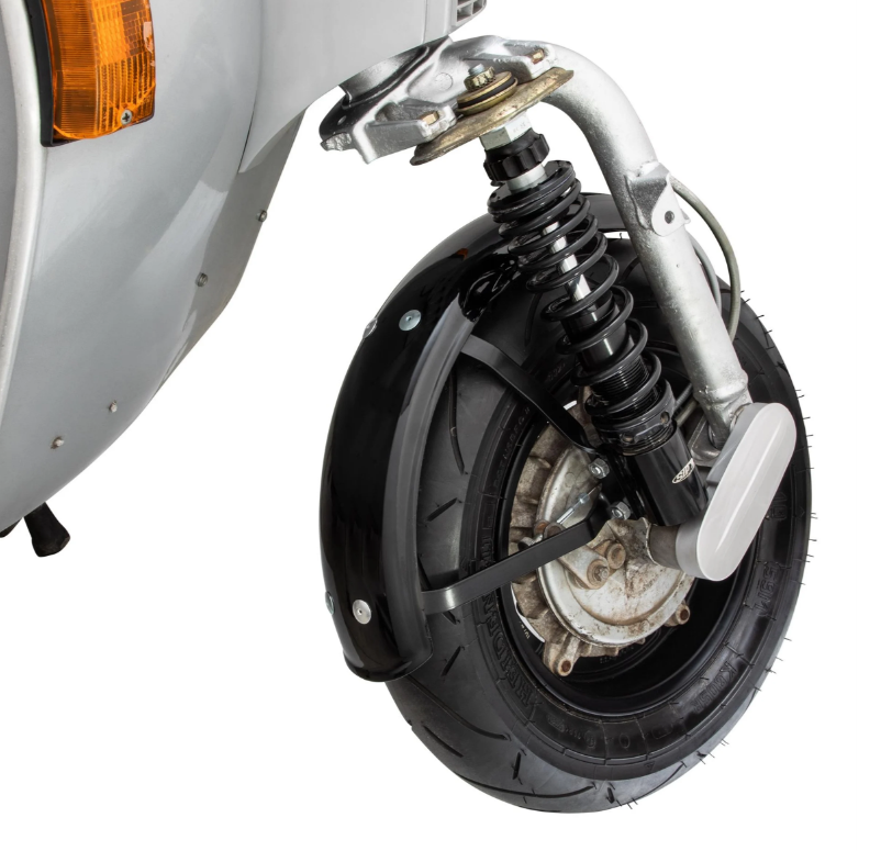 Aile Garelli EVO II pour Vespa PX 80-200ccm, GFK, noir
