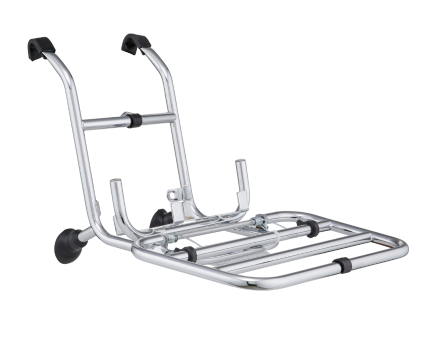 Porte-bagages avant pour Vespa PX 80-200ccm, pliable, chrome