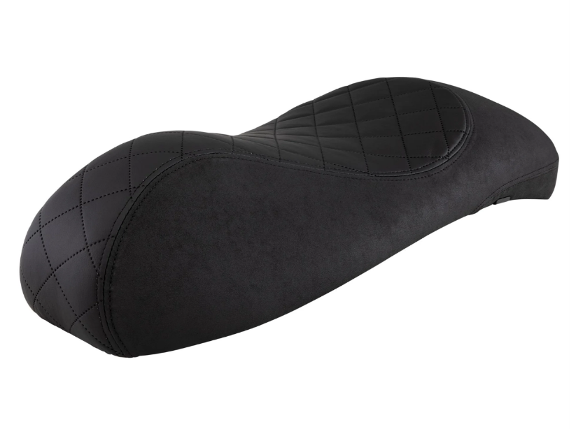 Selle sport "Black Editiont" pour Vespa GTS/GTS Super/GTV 125-300ccm (14-), noire surpiquée