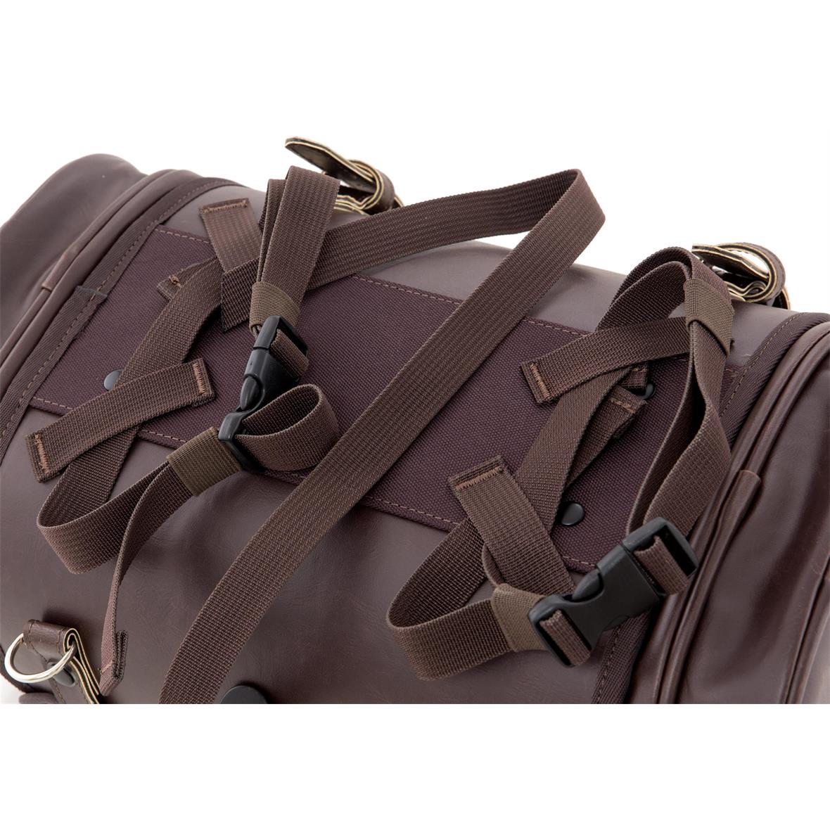 Sac "Classic" petit pour Vespa - marron foncé, similicuir