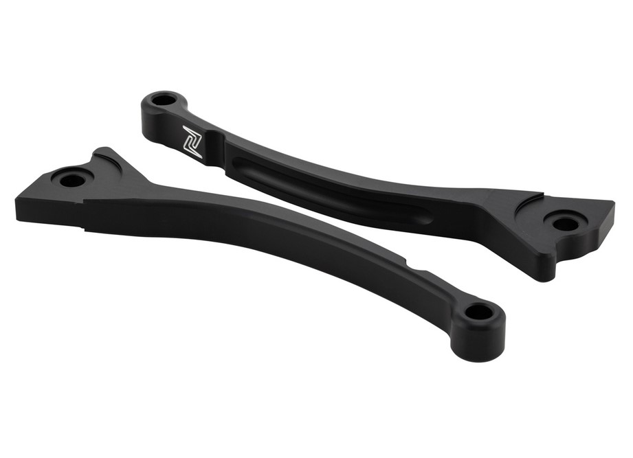 Kit levier de frein sport ZELIONI pour Vespa, droite et gauche, noir mat