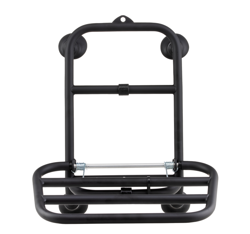 Porte-bagages avant pour Vespa GTS /GTS Super HPE /GTV 125/300 ('19-), pliable, noir mat
